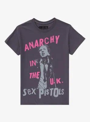 Sex Pistols Anarchy The UK Johnny Rotten Boyfriend Fit Girls T-Shirt