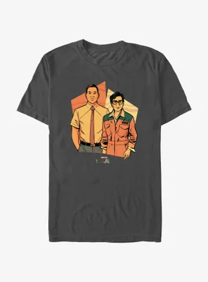 Marvel Loki Casey and TVA Archivist T-Shirt