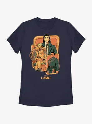 Marvel Loki TVA Group Badge Womens T-Shirt