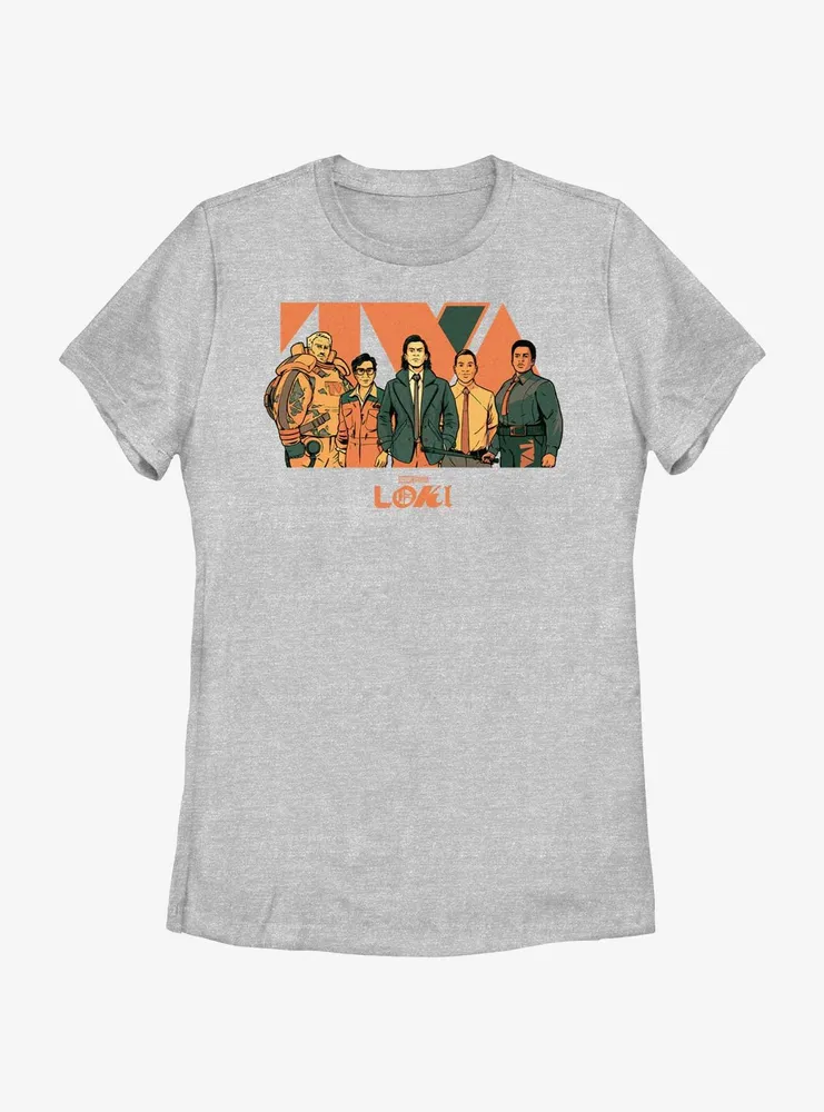 Marvel Loki TVA Groupshot Womens T-Shirt