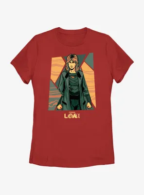 Marvel Loki Sylvie Hero Poster Womens T-Shirt