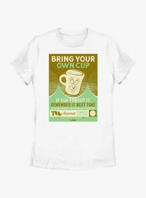 Marvel Loki Bring Your Own Cup Poster Womens T-Shirt
