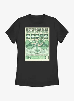 Marvel Loki Bus Your Own Table Poster Womens T-Shirt