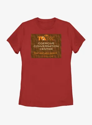 Marvel Loki Coercive Conversation Center Womens T-Shirt