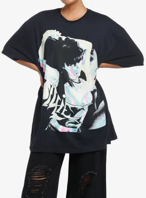 Billie Eilish Portrait Girls Oversized T-Shirt