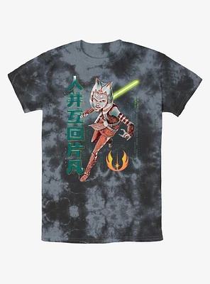 Star Wars The Clone Ahsoka Meta Tie-Dye T-Shirt