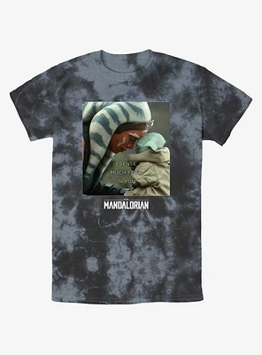 Star Wars The Mandalorian Ahsoka Tano Sense Fear Child Tie-Dye T-Shirt