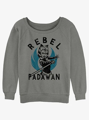 Star Wars The Clone Rebel Padawan Girls Slouchy Sweatshirt