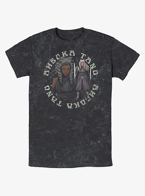 Star Wars The Mandalorian Ahsoka Tano Mineral Wash T-Shirt