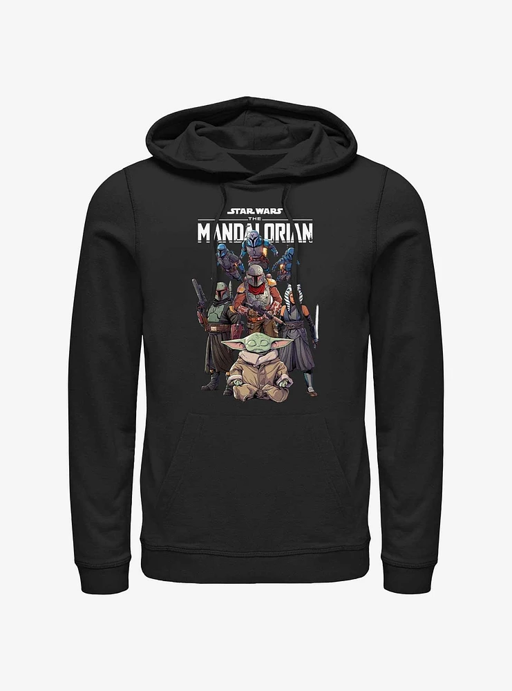 Star Wars The Mandalorian Grogu Protection Squad Hoodie