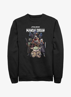 Star Wars The Mandalorian Grogu Protection Squad Sweashirt