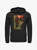 Star Wars Ahsoka Darth Vader Comic Style Battle Hoodie