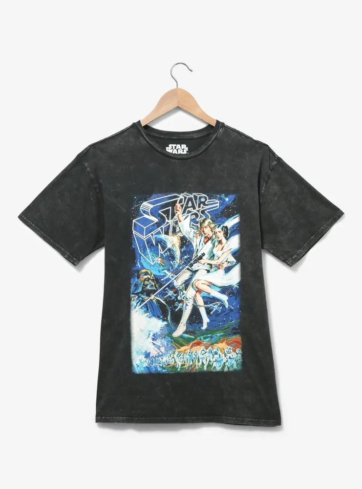 Star Wars Luke and Leia Vintage Poster T-Shirt — BoxLunch Exclusive