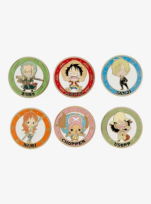 Loungefly One Piece Circular Character Blind Box Enamel Pin