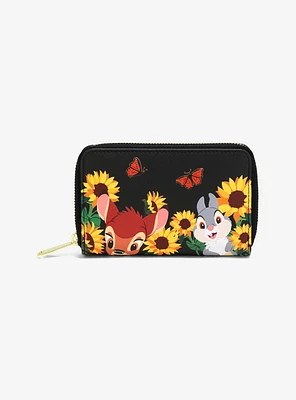 Loungefly Disney Bambi Sunflower Zipper Wallet