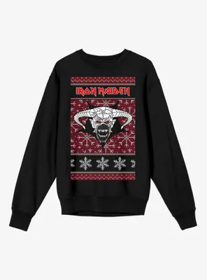 Iron Maiden Holiday Horned Demon Sweatshirt