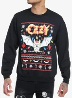 Ozzy Osbourne Bat Fair Isle Holiday Sweater