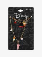 Disney Mickey and Minnie Mouse Ice Cream and Treats Charm Necklace — BoxLunch Exclusive