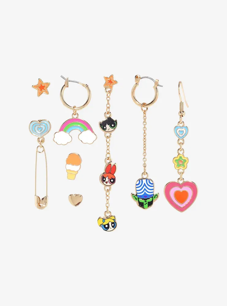 The Powerpuff Girls Icons Mix and Match Earring Set
