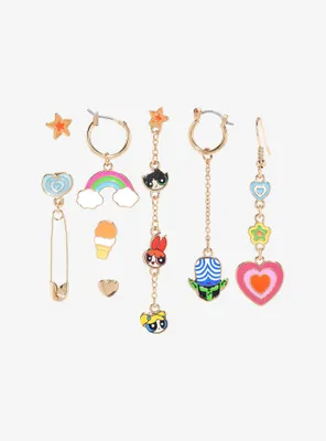 The Powerpuff Girls Icons Mix and Match Earring Set