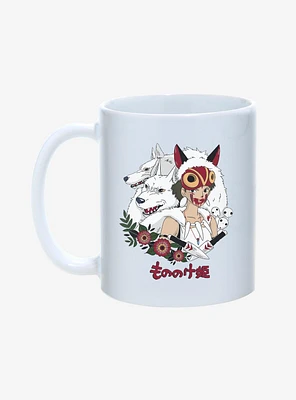 Studio Ghibli Princess Mononoke Wolf Princess oz Mug