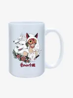 Studio Ghibli Princess Mononoke Wolf Princess 15 oz Mug