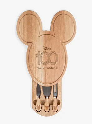 Disney100 Mickey Head-Shaped Cheese Board with Tools