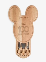 Disney100 Mickey Head-Shaped Cheese Board with Tools