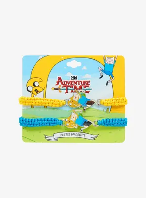 Adventure Time Finn & Jake Best Friend Cord Bracelet Set
