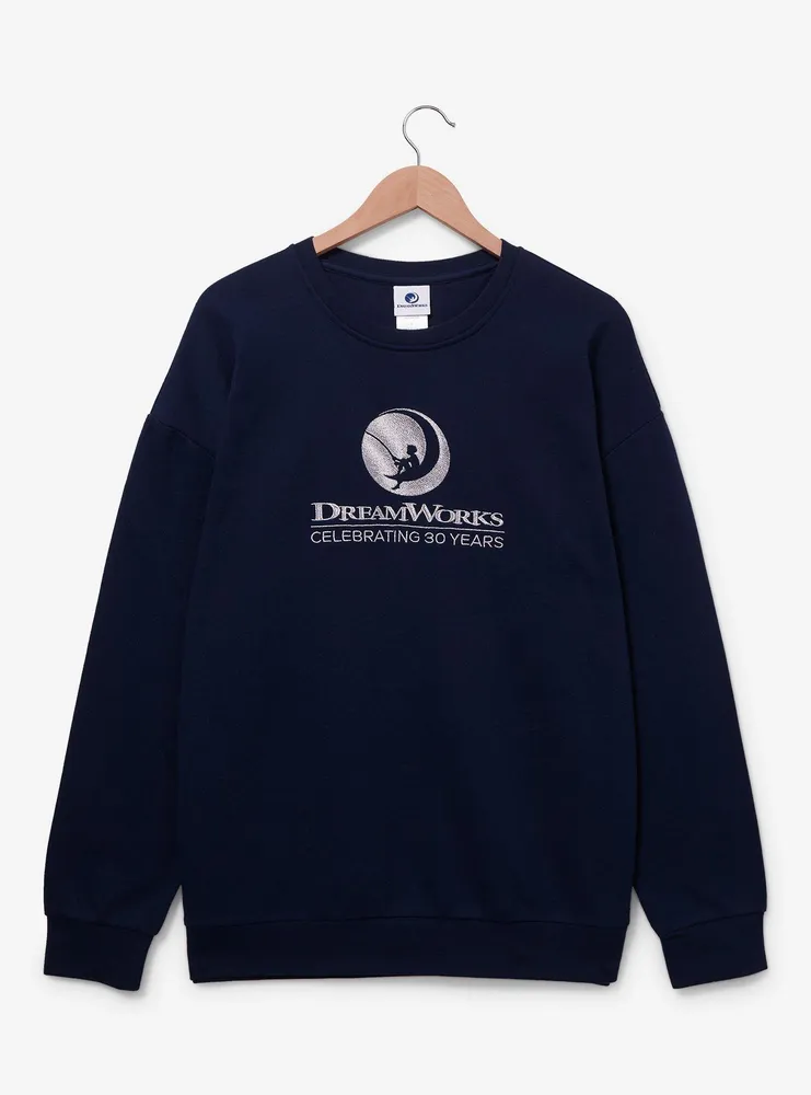 DreamWorks 30th Anniversary Metallic Logo Crewneck — BoxLunch Exclusive