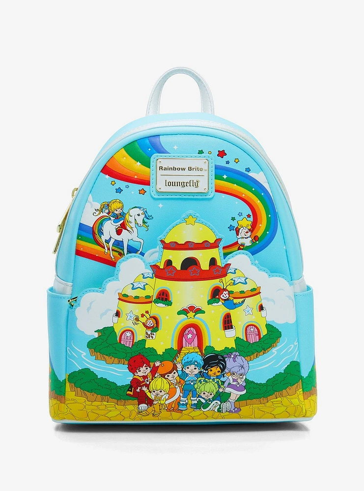 Loungefly Rainbow Brite Color Castle Mini Backpack