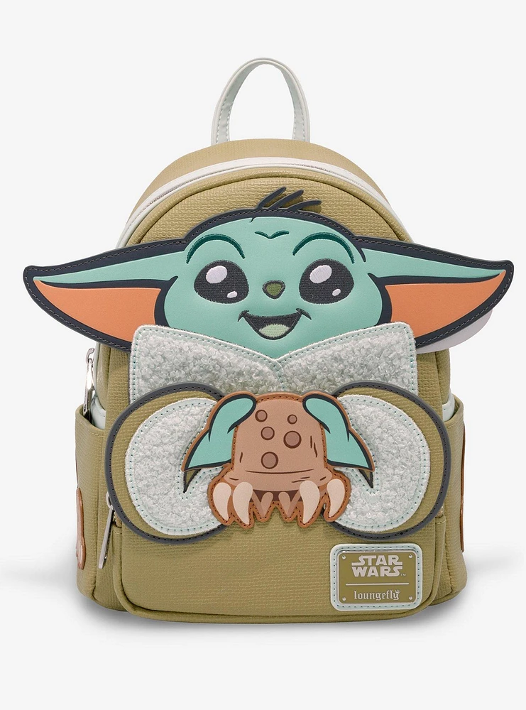 Loungefly Star Wars The Mandalorian Grogu With Crab Mini Backpack