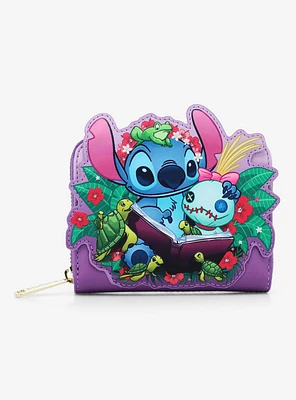 Loungefly Disney Lilo & Stitch Scrump Reading Wallet