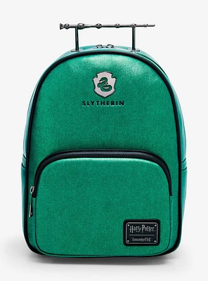 Loungefly Harry Potter Slytherin Elder Wand Mini Backpack — BoxLunch Exclusive