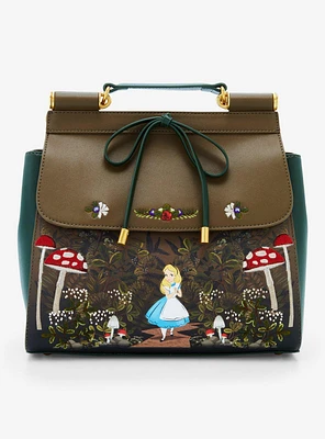 Loungefly Disney Alice in Wonderland Alice Mushrooms Handbag — BoxLunch Exclusive