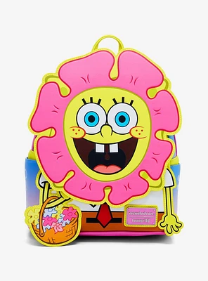 Loungefly SpongeBob SquarePants Flower Face Mini Backpack — BoxLunch Exclusive