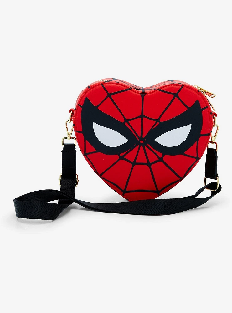 Loungefly Marvel Spider-Man Red Heart Handbag