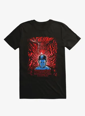Stranger Things Eleven & Vecna T-Shirt By Jettila Lewis