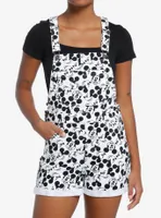 Disney Mickey Mouse Black & White Shortalls