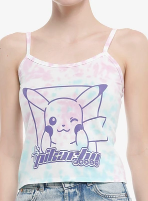 Pokemon Pikachu Pastel Tie-Dye Girls Cami