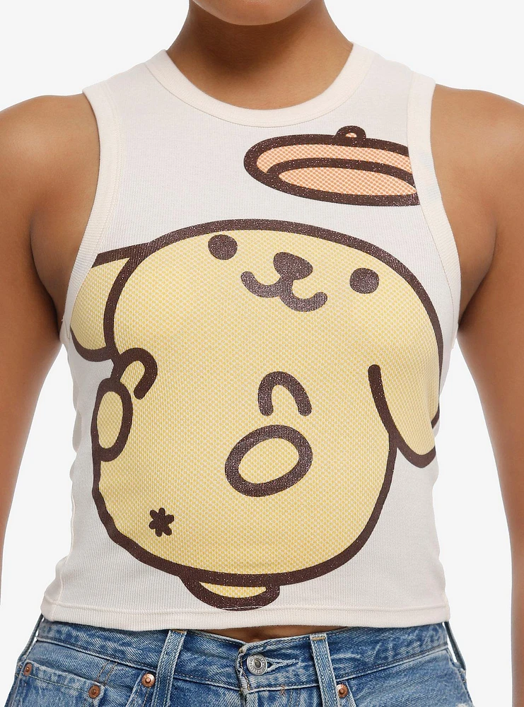 Pompompurin Jumbo Glitter Girls Tank Top