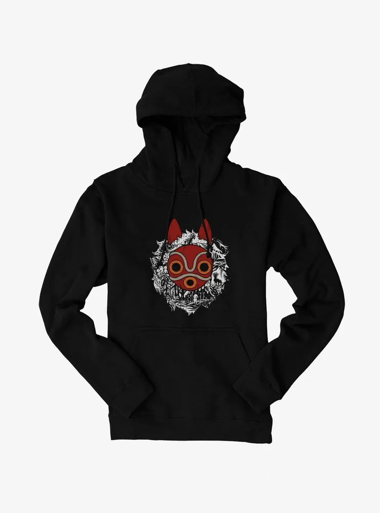 Studio Ghibli Princess Mononoke Gods And Spirits Hoodie