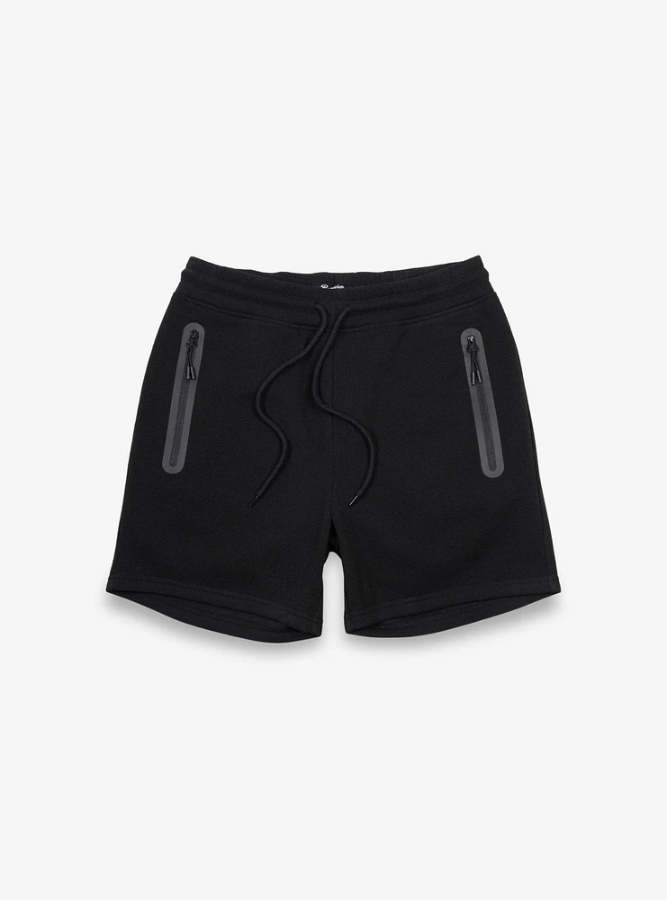 Heat Seal Zip Pocket 5" Inseam Short Black