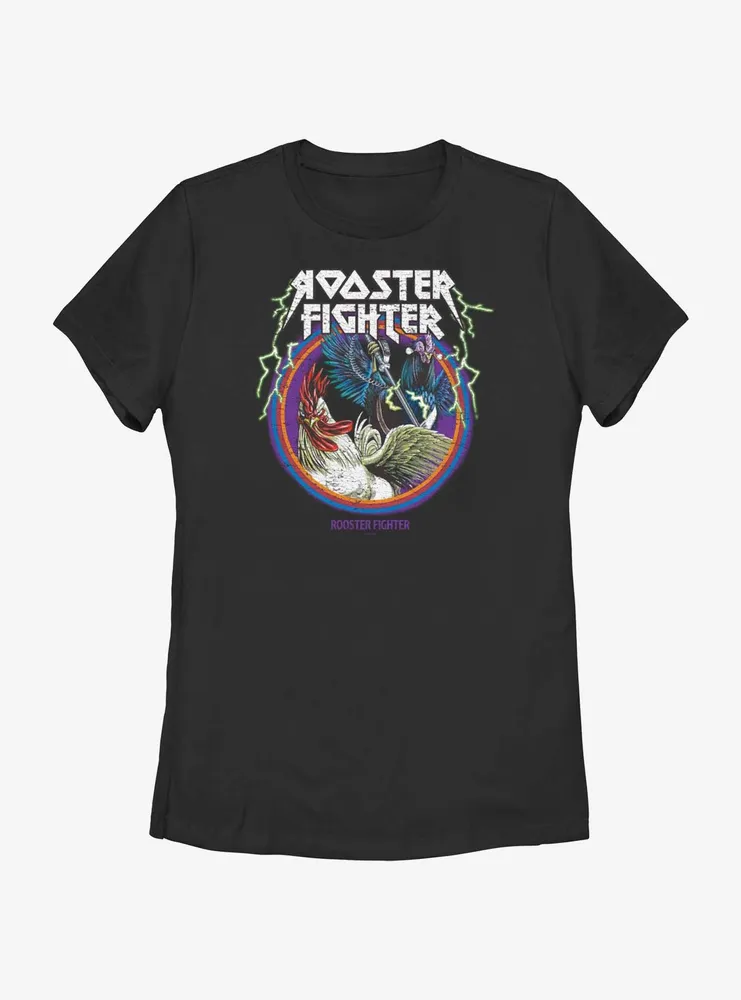 Rooster Fighter Metal Bird Keiji Womens T-Shirt