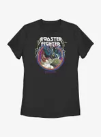 Rooster Fighter Metal Bird Keiji Womens T-Shirt