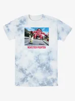 Rooster Fighter Keiji vs Mutant Demon Tie-Dye T-Shirt