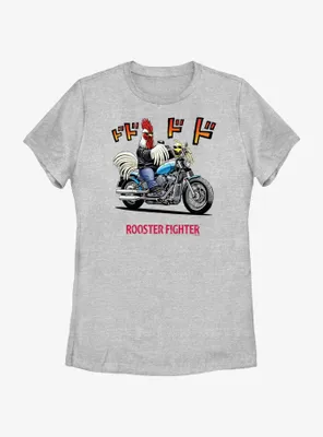 Rooster Fighter Motorcycle Womens T-Shirt