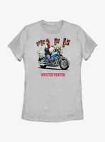 Rooster Fighter Motorcycle Womens T-Shirt