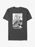 Rooster Fighter Cock-A-Doodle-Doo Manga Poster T-Shirt