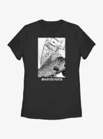 Rooster Fighter Cock-A-Doodle-Doo Manga Poster Womens T-Shirt